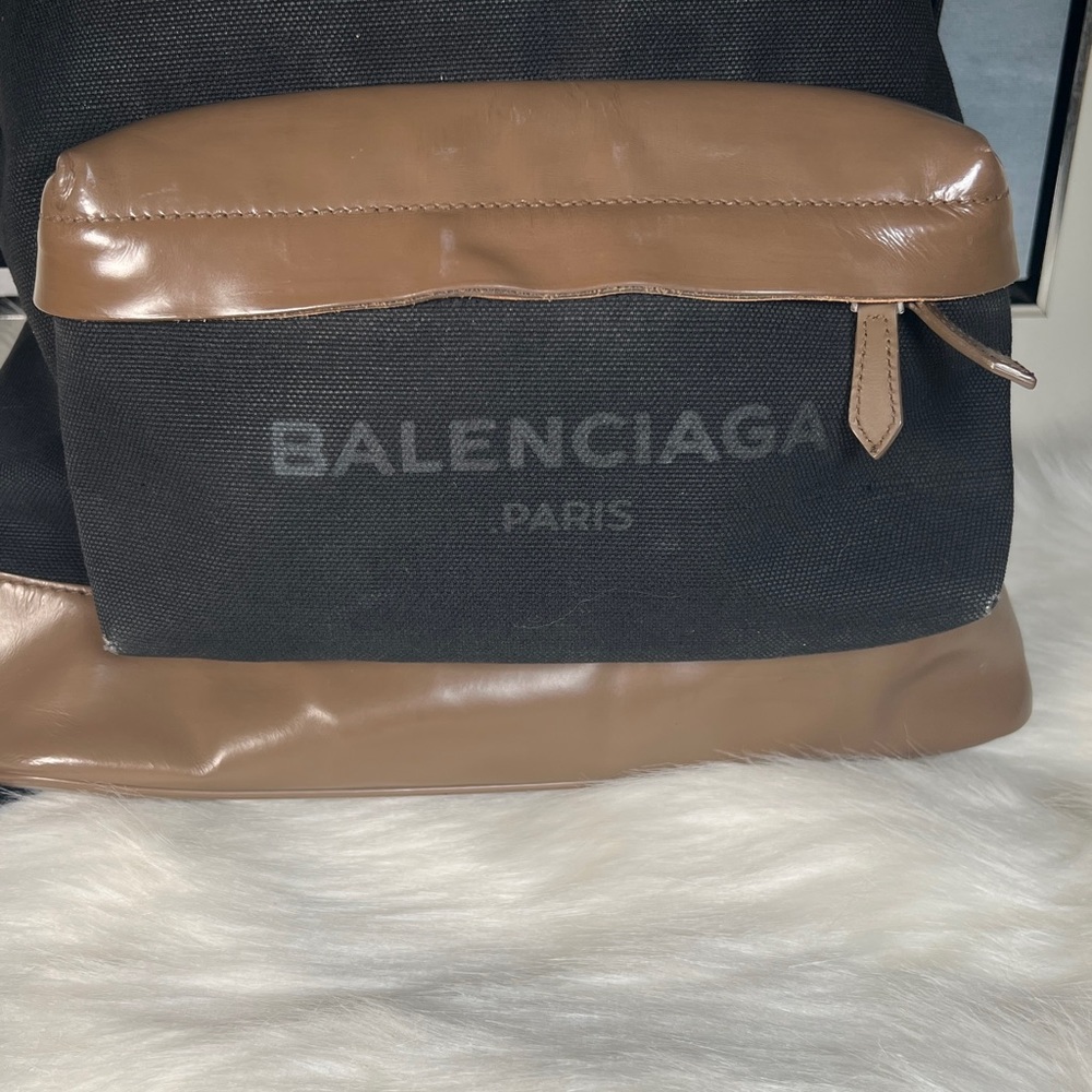 Balenciaga BackPack Bag Black Canvas - Picture 8 of 16